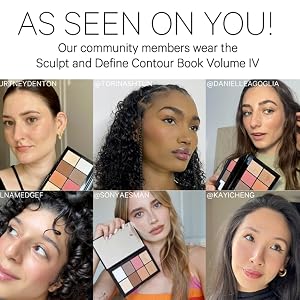 makeup palette sculpt face contour cosmetic