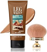 Legs Makeup Waterproof with Brush - No Transfer Body Concealer for Varicose Veins Appearance, Tat...