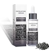 Rice Peeling Ampoule Duo - Black & White Rice Serum for Face Exfoliant Dead Skin Remover, Gentle ...