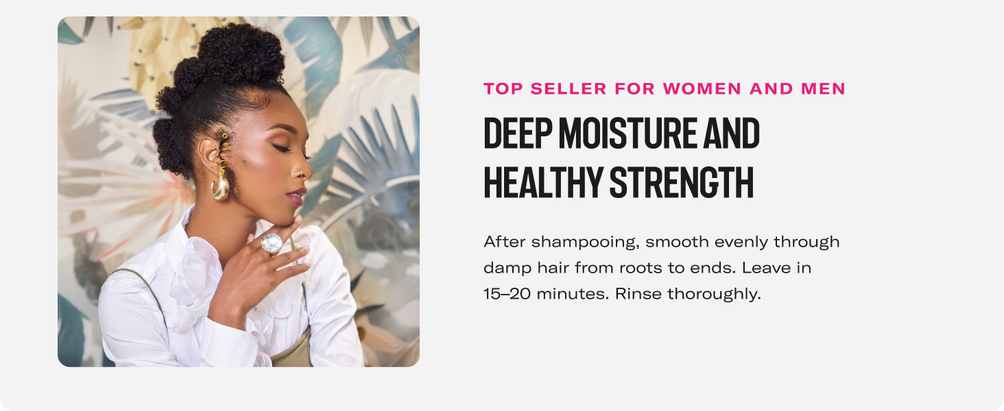 hydrating hair mask and hair treatment for moisture