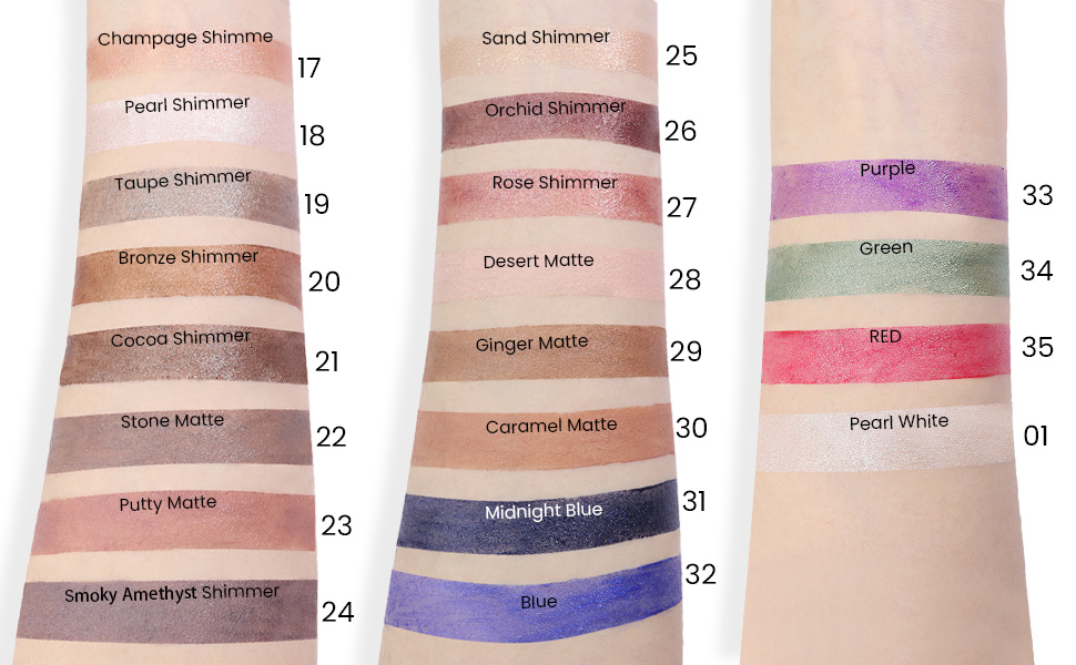 evpct 2Pcs Eye Shadow Stick Makeup Set Waterproof