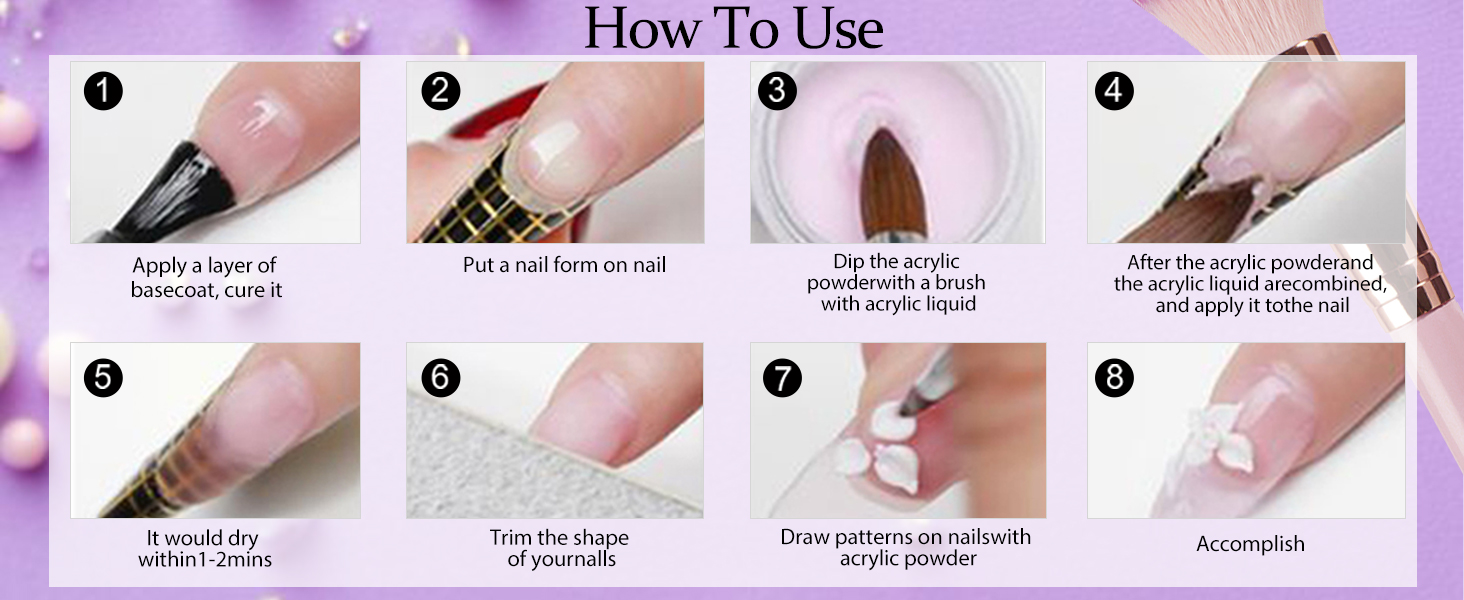 nail acrylic powder color acrylic powder for nails black extensions 1 oz white clear
