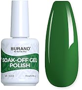 BURANO Gel Nail Polish, Spring Green Gel Nail Polish Fall Winter Green Gel Polish Gel Colors UV L...