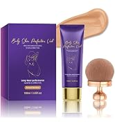 Body Coverage Perfector with Brush, Waterproof Leg & Body Makeup for Tattoo & Scar Cover Up, Long...