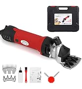 DUCKBOY Electric Sheep Clippers Heavy Duty, Professional 500W Shearing Machine for Sheep, Goats, ...