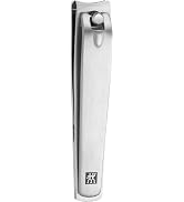 ZWILLING Nail Clipper (for Fingernails and toenails, Strong Leverage, Slightly Curved Cutting Edg...
