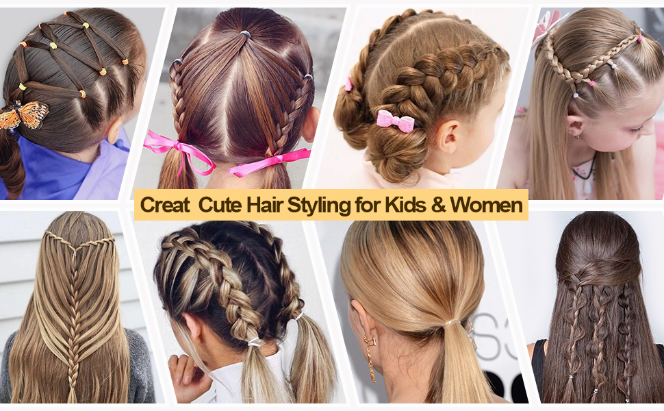 Hair wax stick for kid hair accessories for women girls