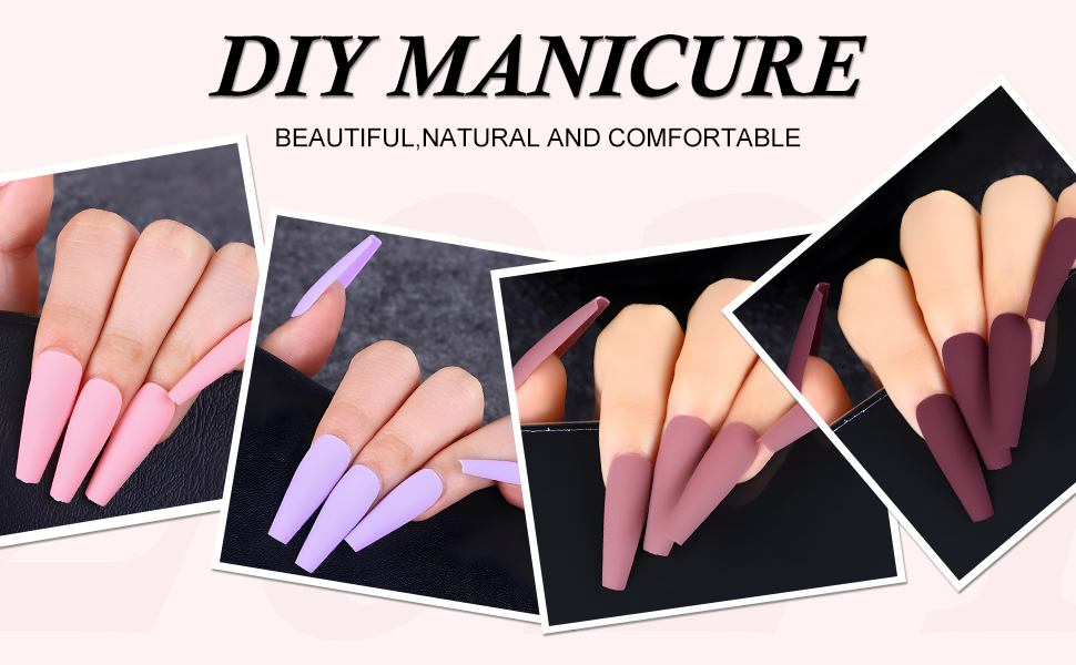 black press on nails medium glue on nails white acrylic nails press on nails short