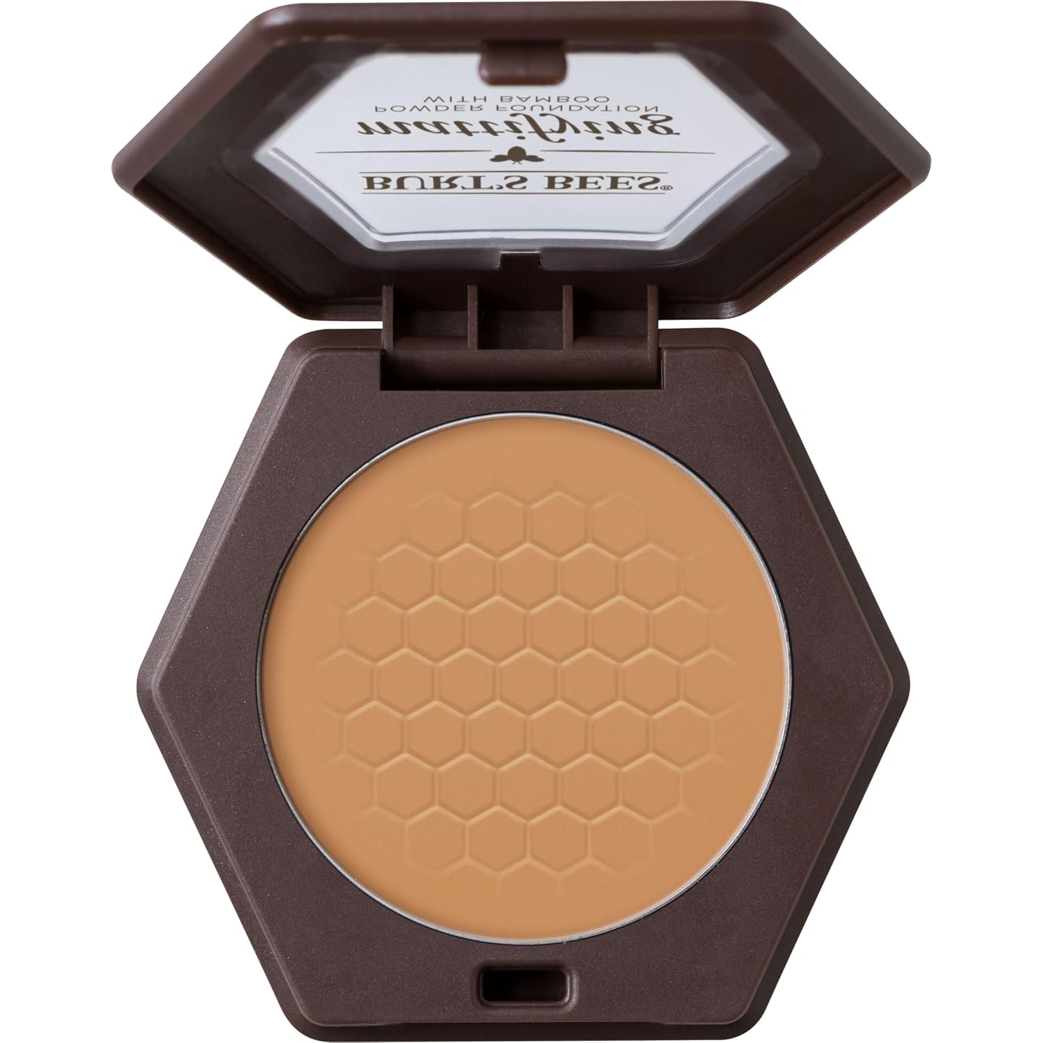 Burt’s Bees 100% Natural Origin Mattifying Powder Foundation, Bamboo, 0.3 Ounce, Packaging May Vary