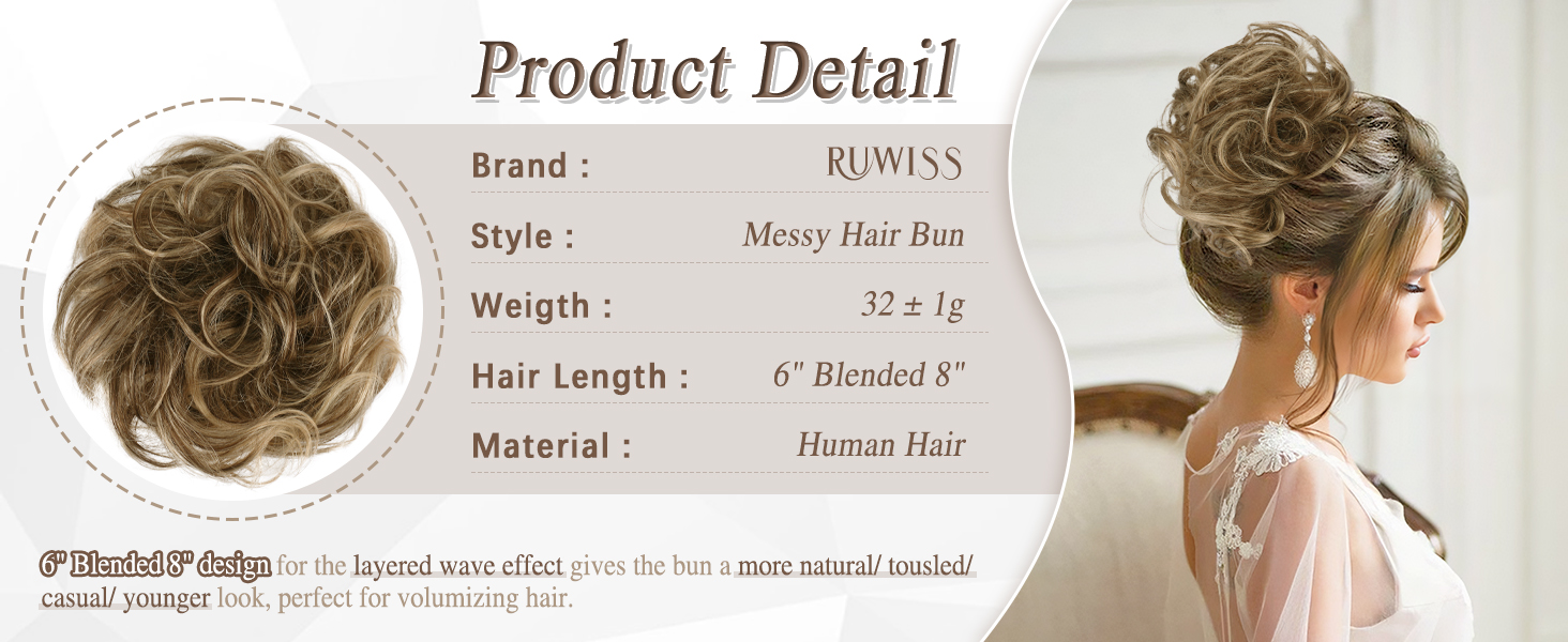 fake hair bun