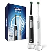 Oral-B Pro 1000 Black and White Bundle