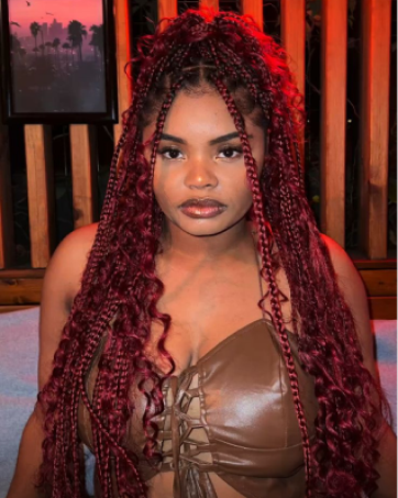 Water wave bulk braiding hair 99j