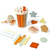 Smartwo Montessori Toys for 1 2 3 Year Old, 3 in 1 Wooden Learning Color Sorting Toys for Toddler...