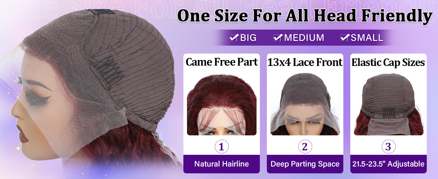 curly burgundy lace front wigs human hair deep wave lace front wigs human hair red deep wave wig