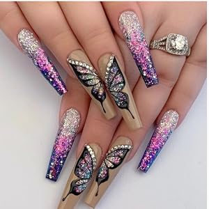 butterfly nail stickers