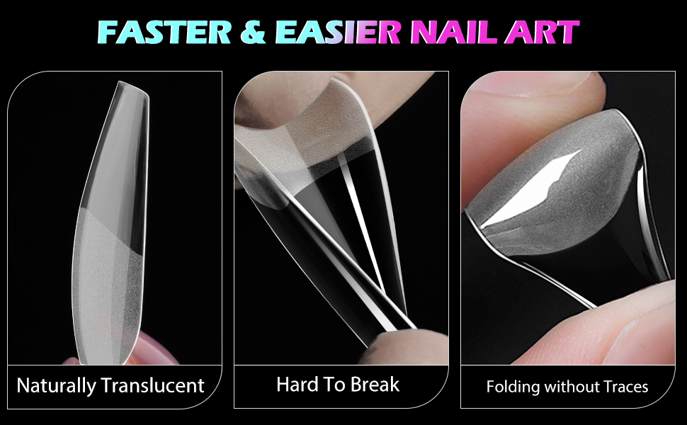 Nail Tips and Glue Gel Kit