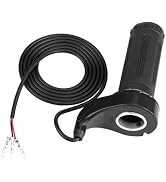 KIMISS Motorcycle Accelerator, Universal Electric Scooter Speed Throttle Grip with 3 Wires 12, 24...