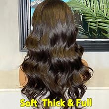 thick long body wave wig