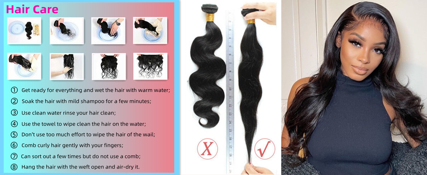 human hair bundles body wave