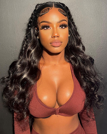5x5 glueless wigs human hair pre plucked pre cut body wave wear and go hd lace front wigs human hair