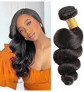 VIYAVIYA Brazilian Loose Wave Human Hair Bundles Natural Color for Women 100g/bundle Real Single ...