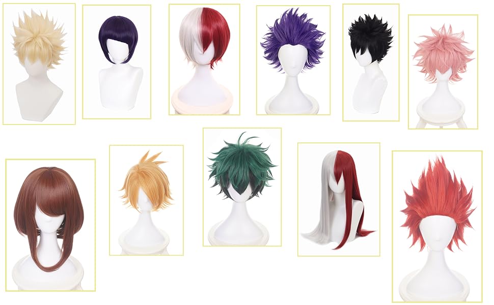 MY HERO ACADEMIA wigs