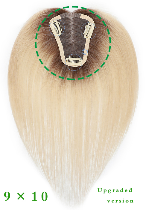 Hair Pieces for Thinning Hair Upgrade Lace Base Premium Remy Hair Toppers Real Human Hair