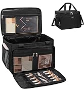 Extra Large Makeup Bag Travel Makeup Case Makeup Artist Bag Professional Makeup Bag Hairstylist C...