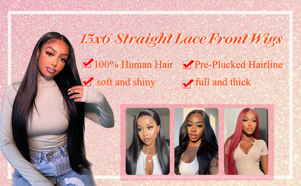 13x6 Lace Front Wigs Human Hair