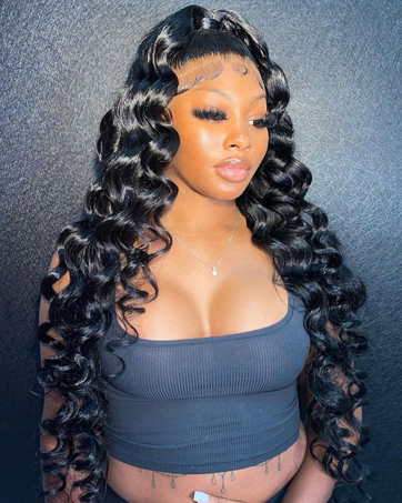 13x4 HD Lace Front Wigs Human Hair Body Wave 180% Density Glueless Wigs Human Hair Pre Plucked 