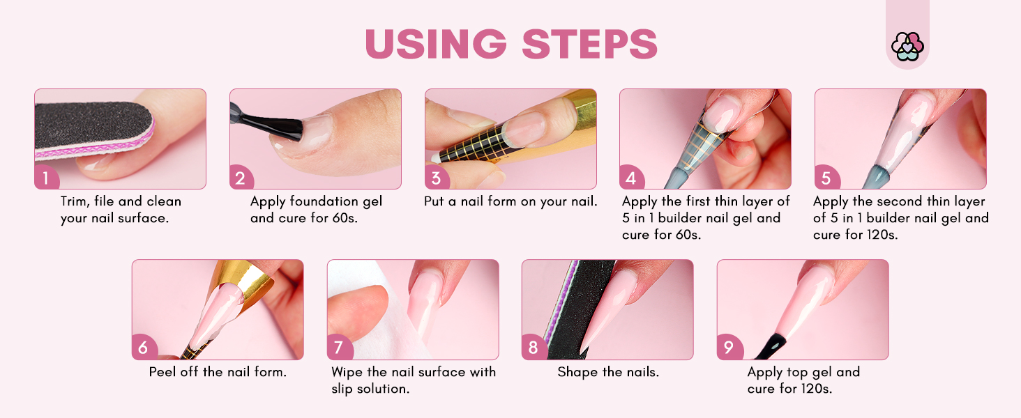hard gel builder for nails