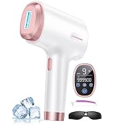 Ubroo Laser Hair Removal for Women & Men, 45°F Ice-Cooling Contact, Safe & Virtually Painless Alt...