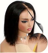 Bob Wig Human Hair 10 Inch Glueless Wigs Human Hair Pre Plucked Pre Cut 6×4 HD Lace Front Wigs fo...