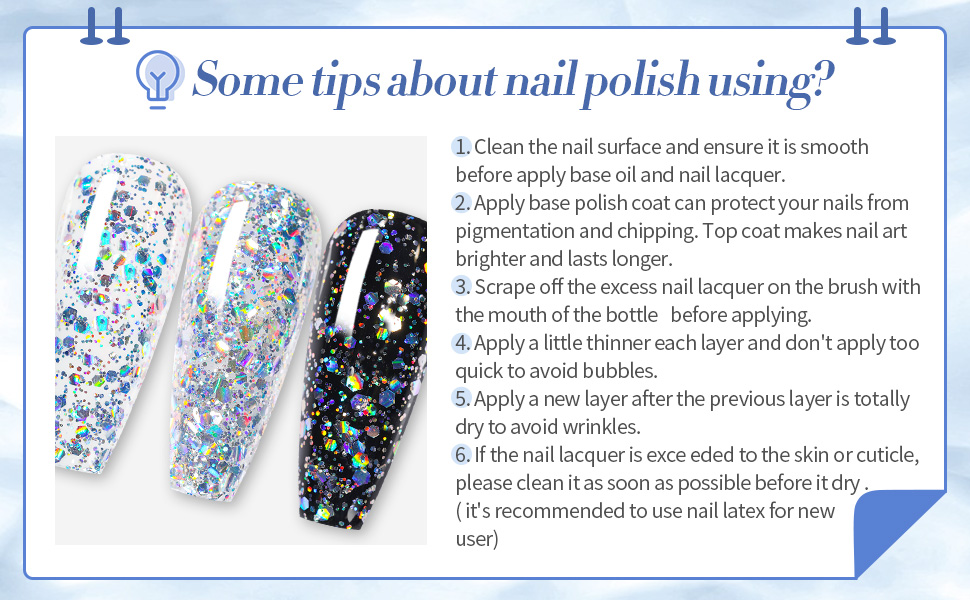 glitter nail polish