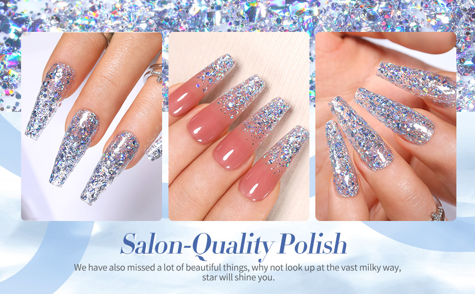 glitter nail polish
