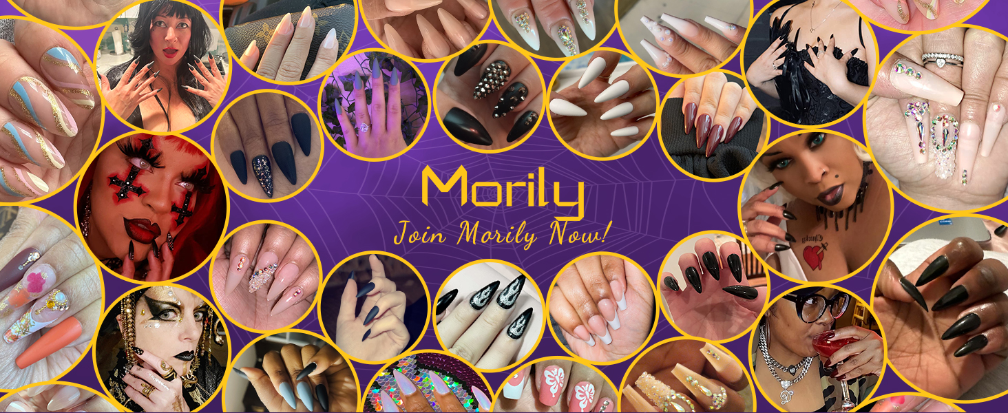 Morily Halloween Press on Nails