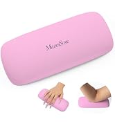 MelodySusie Nail Arm Rest, Portable Manicure Hand Rest, Professional PU Leather Nail Hand Rest St...