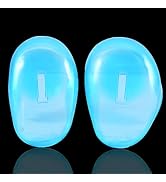 FILFEEL Ear Cover Protector, 2pcs Blue Ear Cover Anti Staining Plastic Guard Earmuffs From The Dye