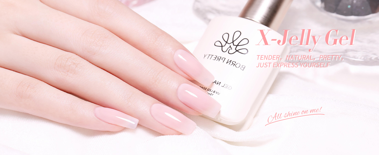 Jelly Pink Gel Nail Polish