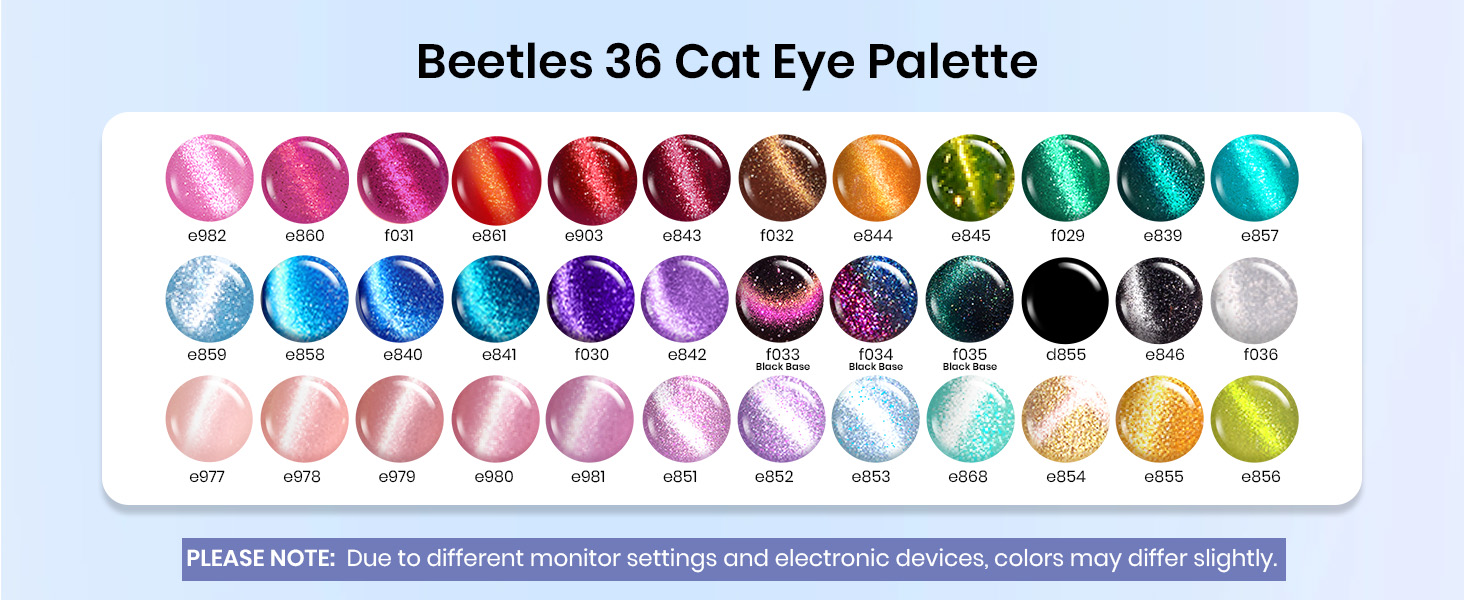 beetles cat eye gel nail polish