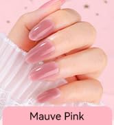 mauve pink gel