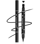 XINGXYUEL Double-headed Eyeliner Stamp Pencil Black Liquid Winged Eyeliner Stamp Pen Waterproof S...