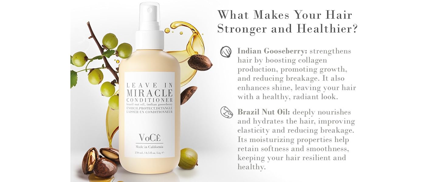 voce haircare miracle leave-in conditioner main ingredients
