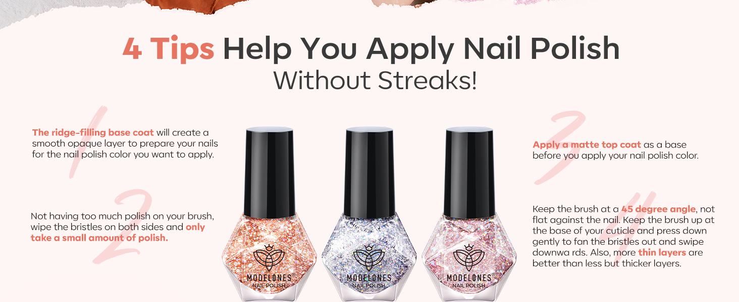 nail polish set glitter silver black gold nail polish