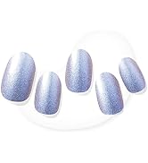 Dashing Diva Glaze Nail Strips - Digital Lavender | Works with Any LED Nail Lamp | Long Lasting, ...