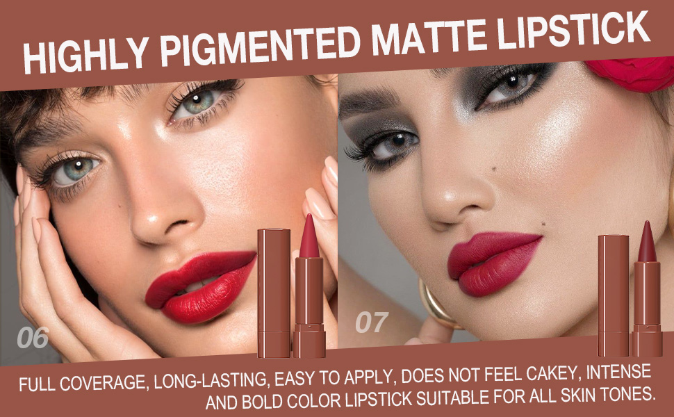 BINGBRUSH Matte Longwear Lipstick and Lip Liner Set