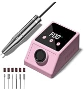 MIRAGE LAYON 45000RPM Professional Nail Drill Kit for Home & Salon - Electric Nail File with LCD ...