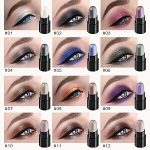 12 Colors eyeshadow stick