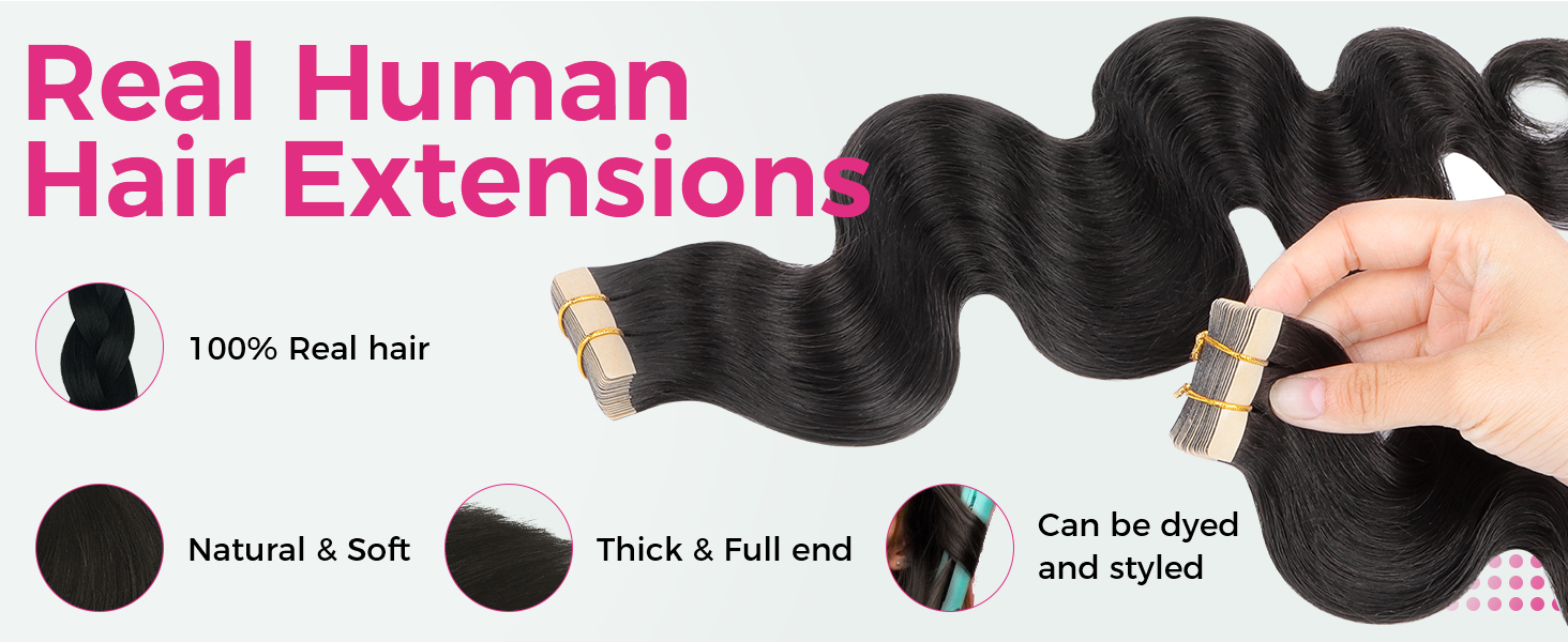 human hair extensions