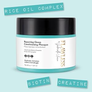 Flawless Gabrielle Union black hair care products women ethnic beauty weave frizzy coils repair